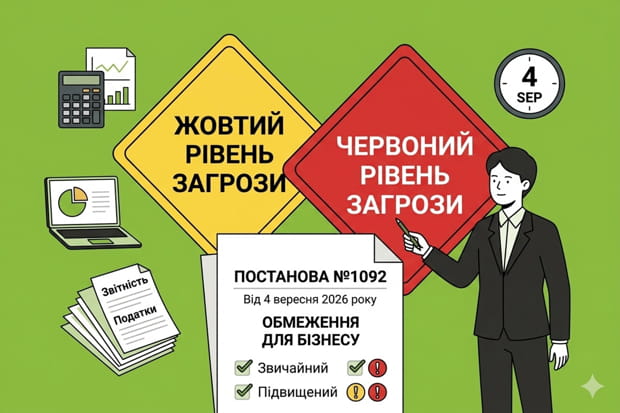 Червоний та жовтий рівень загрози за Постановою КМУ №1092: як із ними працювати бізнесу